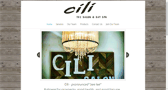Desktop Screenshot of cilithesalonanddayspa.com